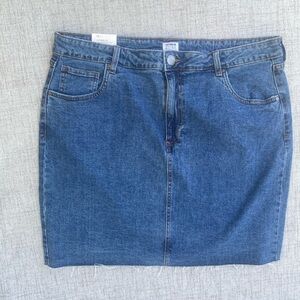 Cotton On Curvy Denim Mini Skirt - Size 14 NWT